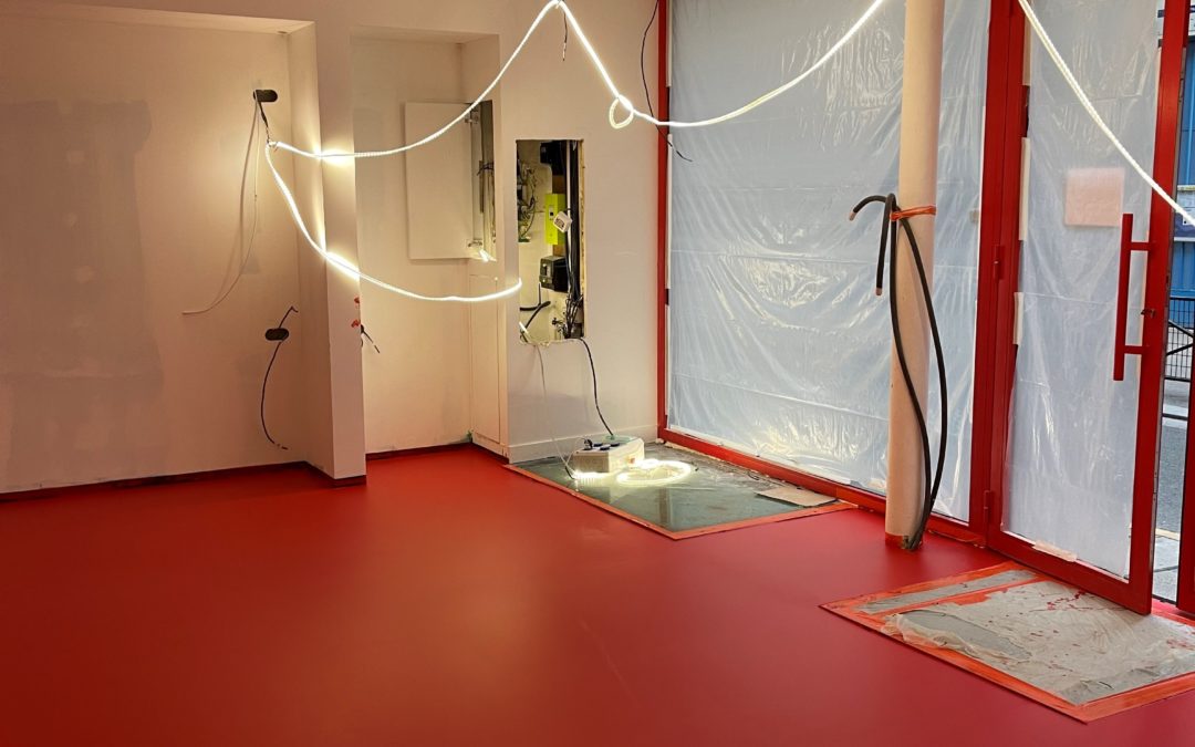 Bientôt la fin du chantier de rénovation d’une boutique à Paris 10ème