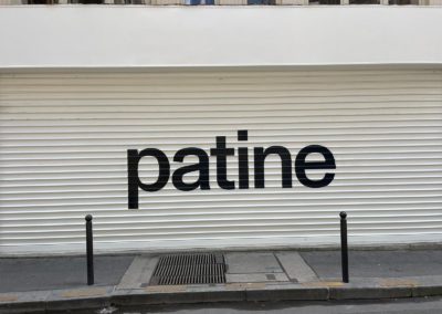 Création boutique Patine – Paris 10ème